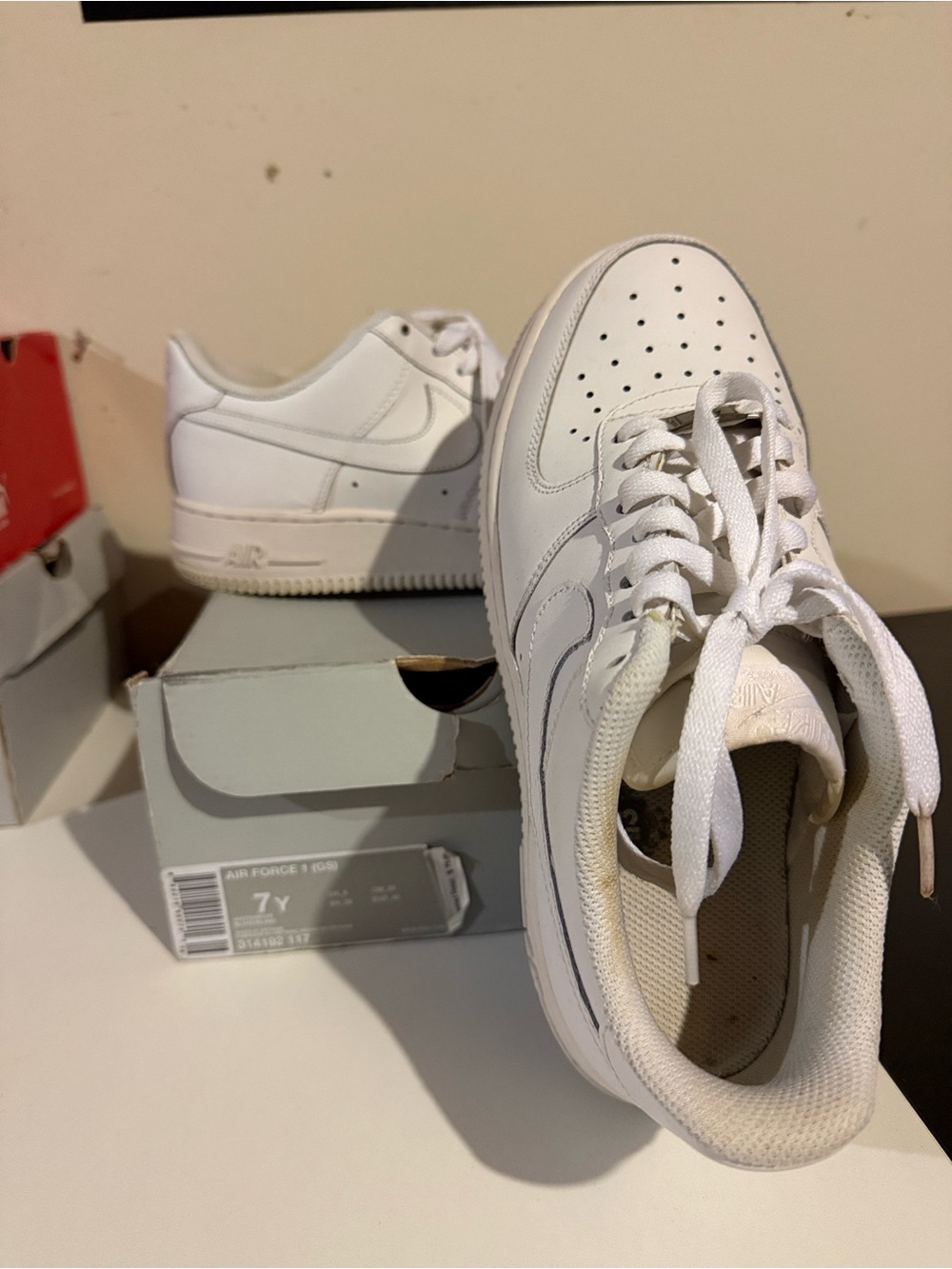 Nike All-White Low Top Sneakers